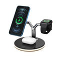 Compatible with Apple, 3 in 1 Magnetic Wireless Charger 15W Fast Charging Station for Magsafe Chargers