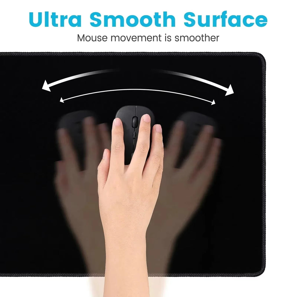 Kawaii Black Kitten Mouse Pad Large Cute Game Keyboard Mat Xxl Computers Accessories Table Pads Girl Home Bedrooms Carpet Mats